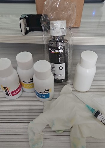 HP Uyumlu Renkli Mürekkep Seti - Görsel 6