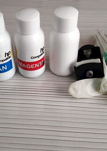 HP Uyumlu Renkli Mürekkep Seti - Görsel 3