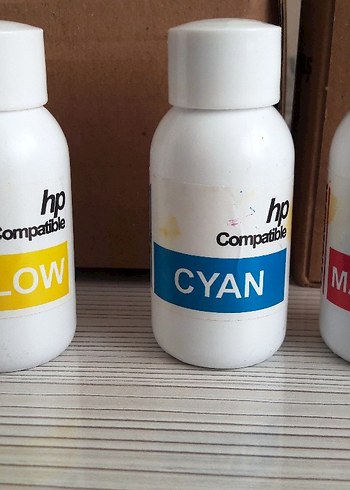 HP Uyumlu Renkli Mürekkep Seti - Görsel 4