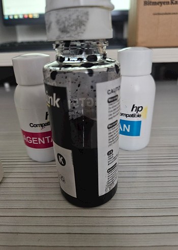 HP Uyumlu Renkli Mürekkep Seti - Görsel 2