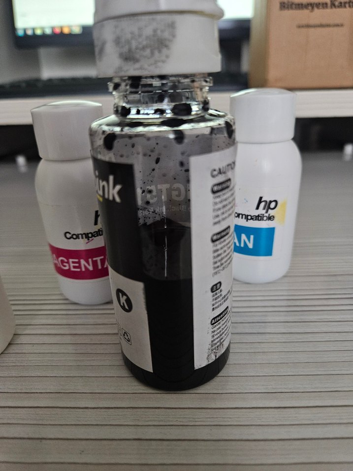 HP Uyumlu Renkli Mürekkep Seti - Görsel 2