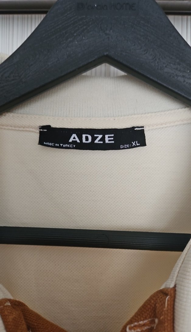 Bej uzun Kollu Polo Tişört - Görsel 2