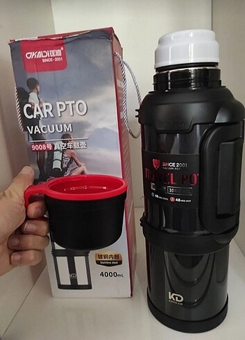 DAĞCI ÇELİK PASLANMAZ 4 litre 30 saat sıcak soguk Termos