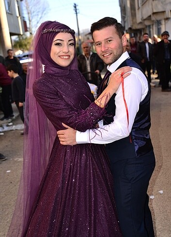 Nişanık gece elbisesi 