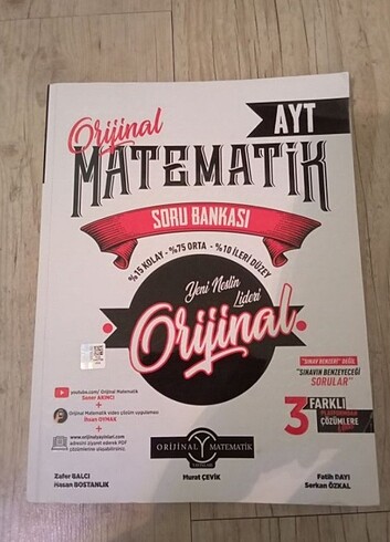 Orijinal ayt matematik soru bankası