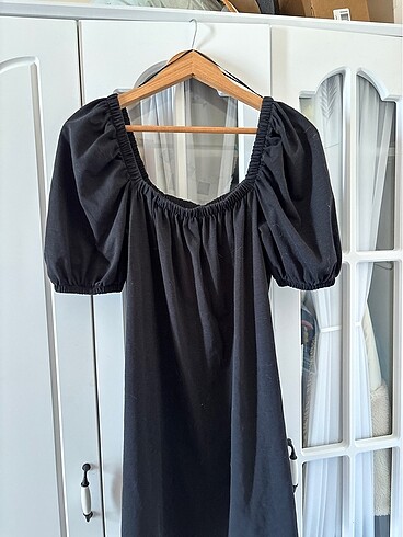 H&M siyah elbise s