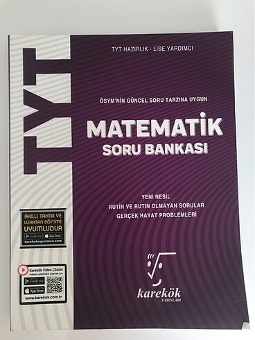 TYT MATEMATİK SORU BANKASI KAREKÖK YAYINLARI