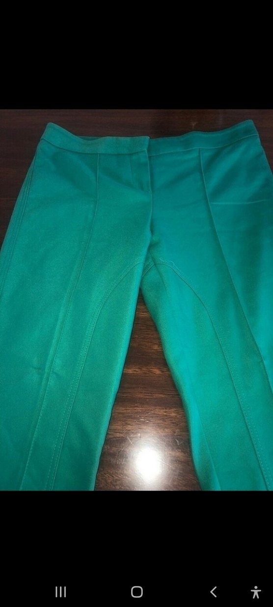 Su Yeşili Kumaş Pantolon - Görsel 3
