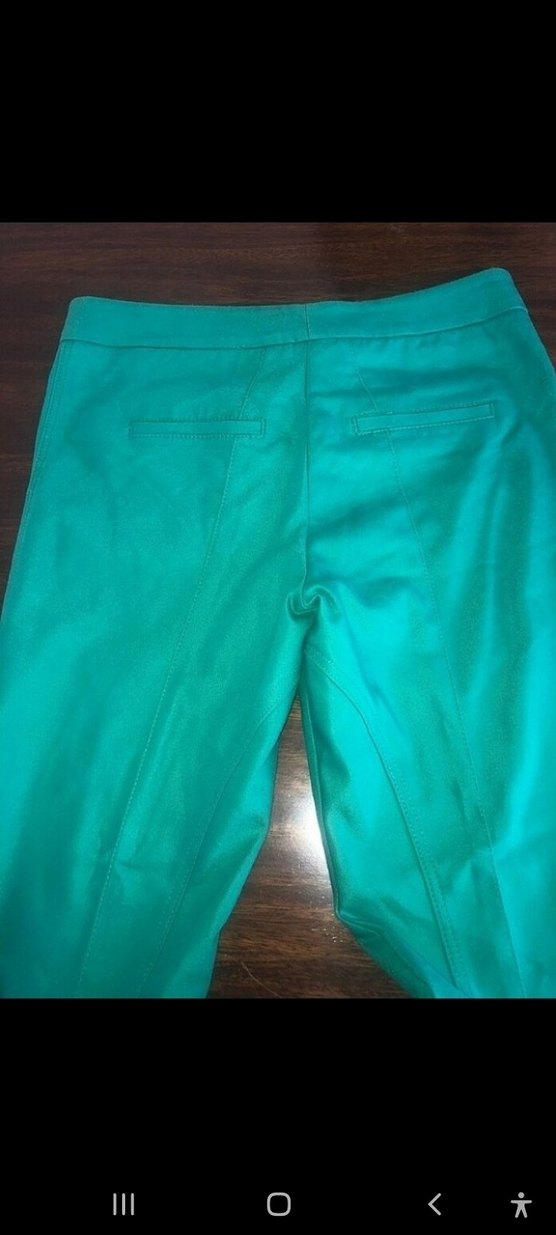 Su Yeşili Kumaş Pantolon - Görsel 2