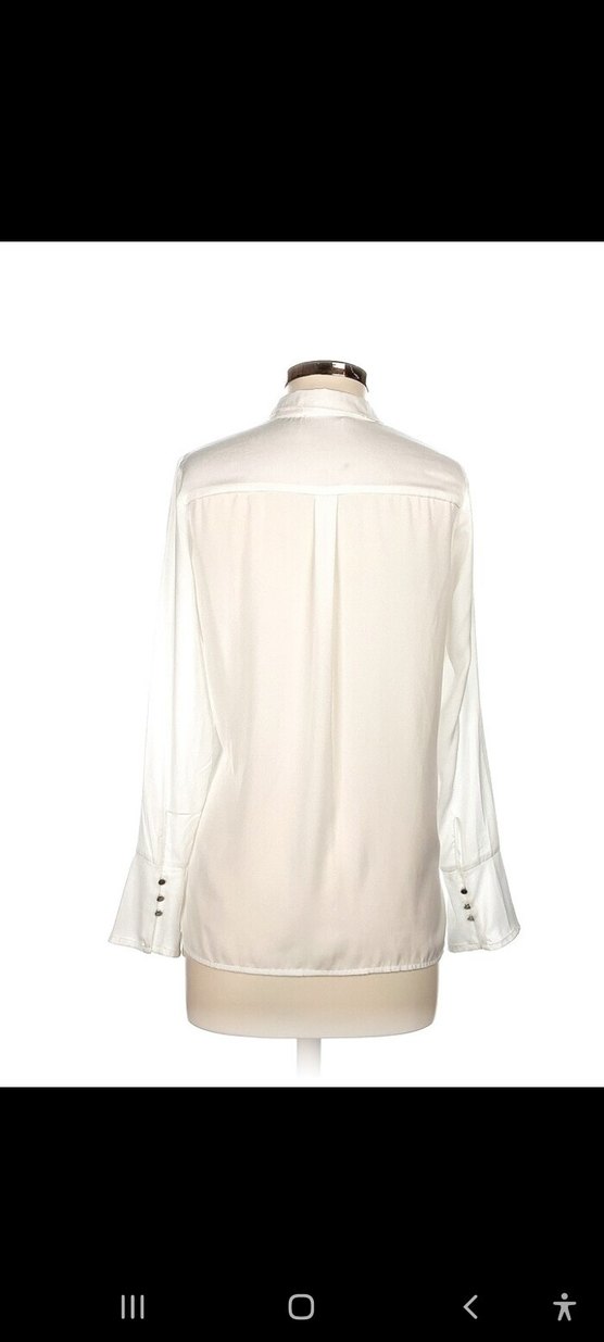 Mudo düğmeli uzun kollu bluz - Görsel 3