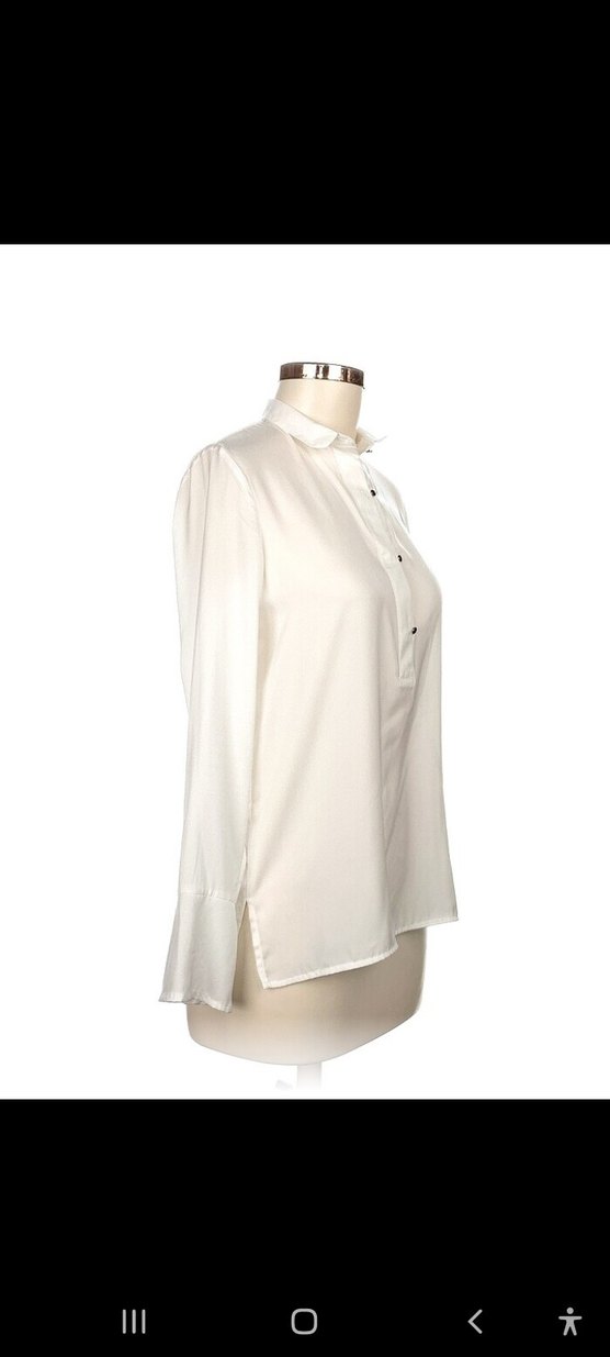 Mudo düğmeli uzun kollu bluz - Görsel 2