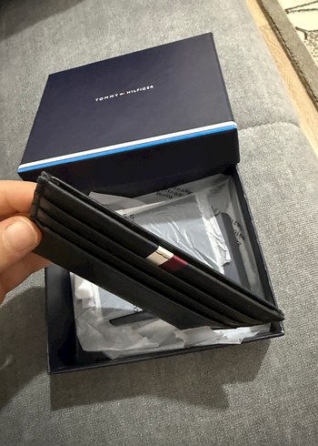 Tommy Hilfiger Deri Kartlık Orijinal Sıfır Kutulu - Görsel 5