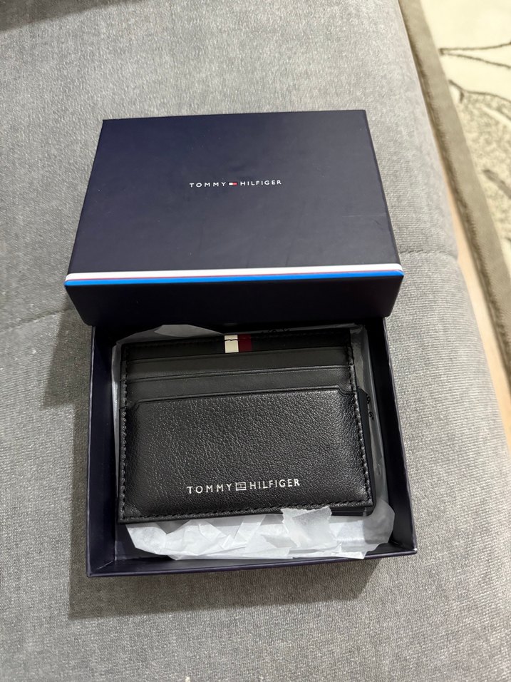 Tommy Hilfiger Deri Kartlık Orijinal Sıfır Kutulu - Görsel 2