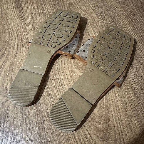 39 Beden camel Renk Terlik