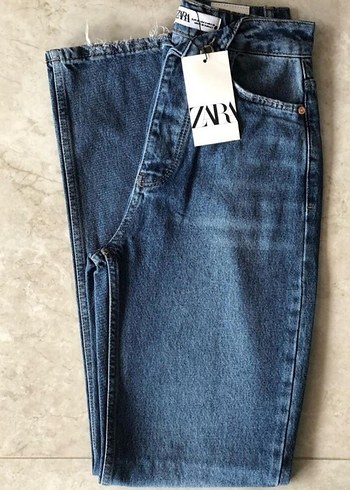 36 Beden mavi Renk Zara jean pantolon
