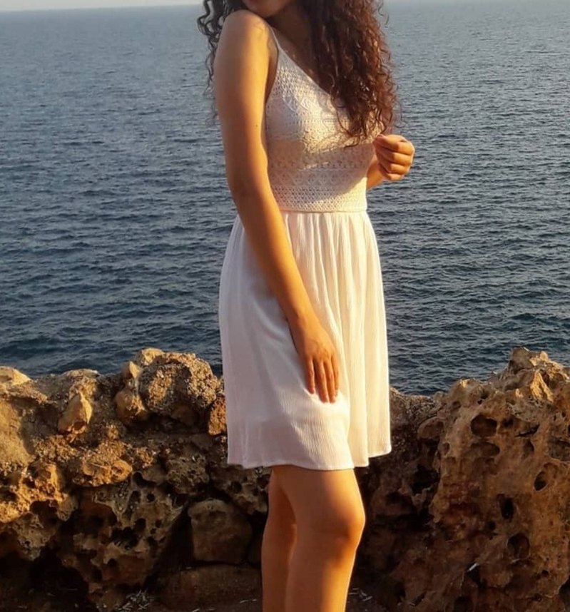 Beyaz Dantel Detaylı Mini Bohem Elbise - Görsel 2