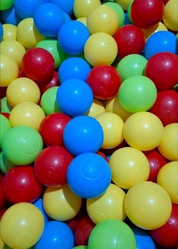 Renkli Plastik Oyun Topları 1000 [ Bin Adet ] - Görsel 3