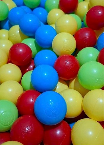 Renkli Plastik Oyun Topları 1000 [ Bin Adet ] - Görsel 6