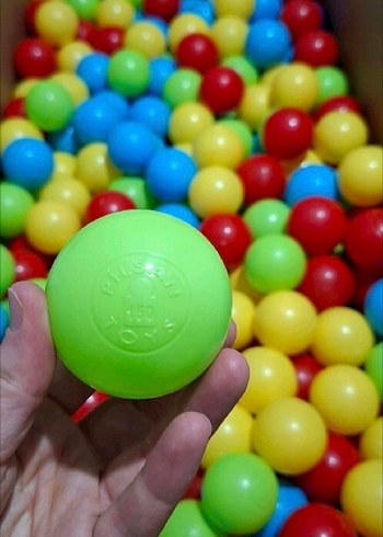 Renkli Plastik Oyun Topları 1000 [ Bin Adet ] - Görsel 4