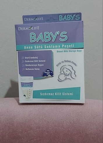 Beden Anne Sütü Saklama Poşeti (28 Adet)