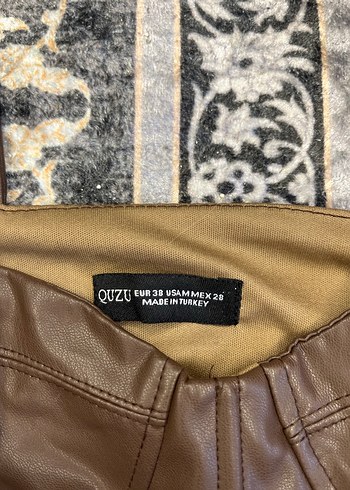 Kahverengi Deri Büstiyer - Görsel 5