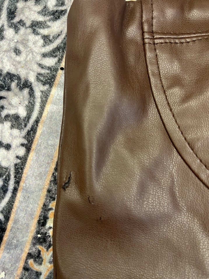 Kahverengi Deri Büstiyer - Görsel 4