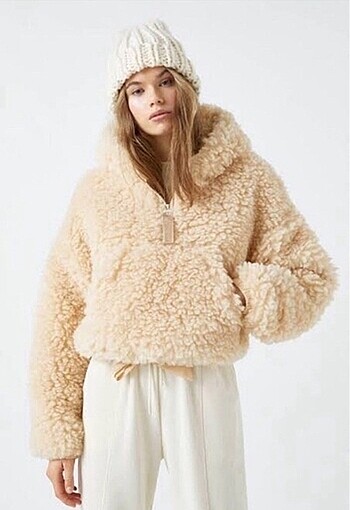 Pull bear peluş sweat