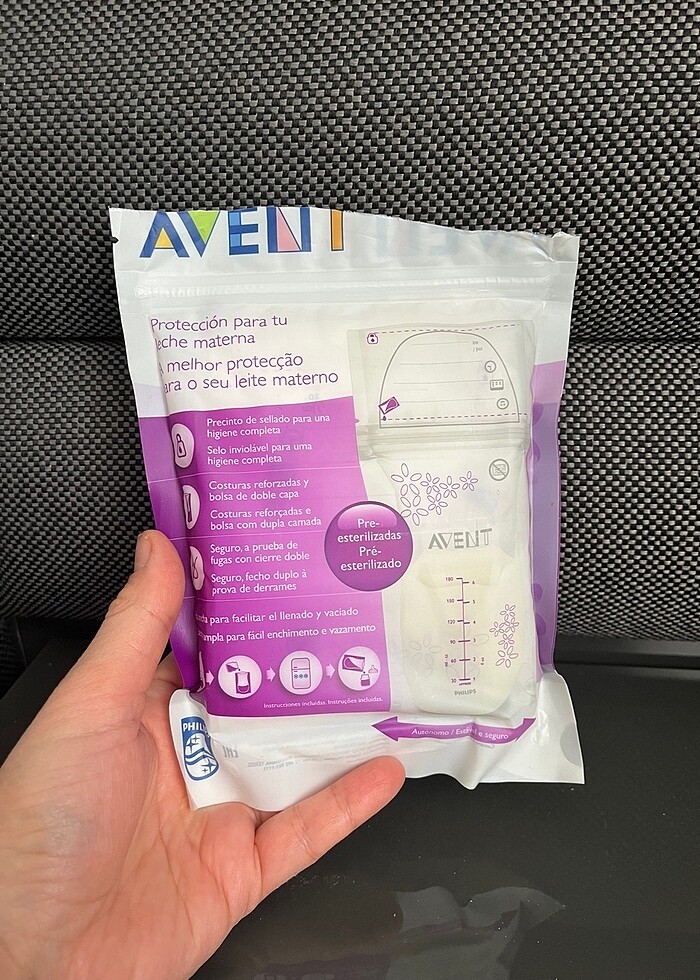 Philips Avent Süt saklama poşeti 22 adet - Görsel 2