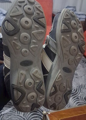 Gri Erkek  Spor Ayakkabı Tokalı - Görsel 6