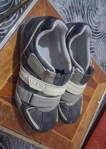 Gri Erkek  Spor Ayakkabı Tokalı - Görsel 2