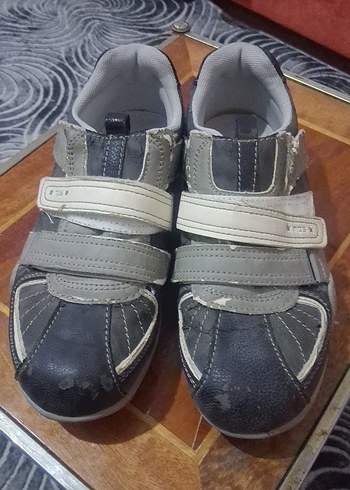 Gri Erkek  Spor Ayakkabı Tokalı - Görsel 5