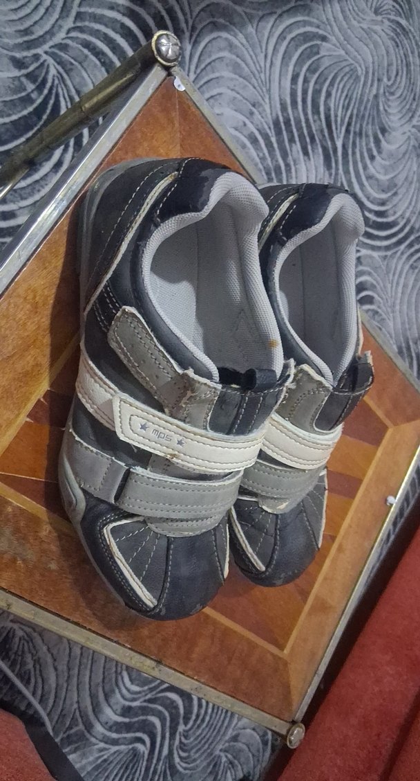 Gri Erkek  Spor Ayakkabı Tokalı - Görsel 2