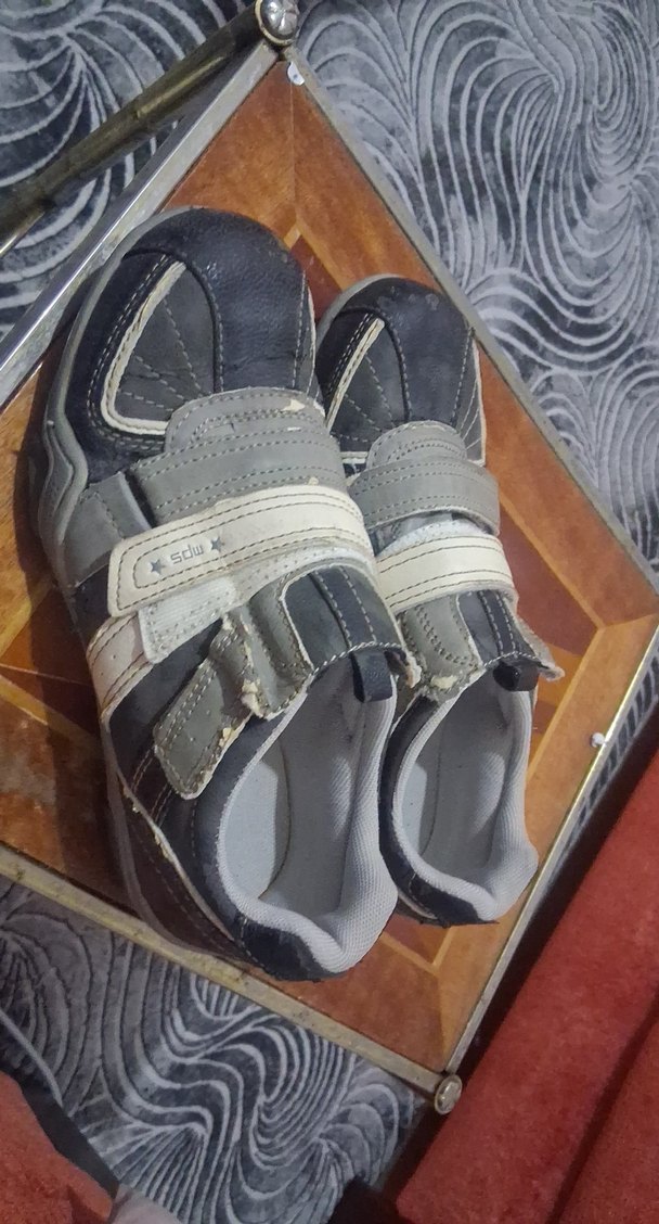 Gri Erkek  Spor Ayakkabı Tokalı - Görsel 4