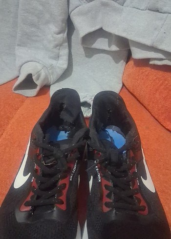 Siyah Bağcıklı Erkek Koşu ve Antrenman Ayakkabısı - Görsel 6