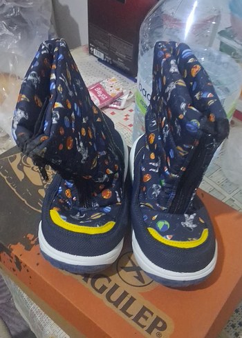 Erkek Çocuk Çok Renkli Baskılı Kauçuk Bot - Görsel 4