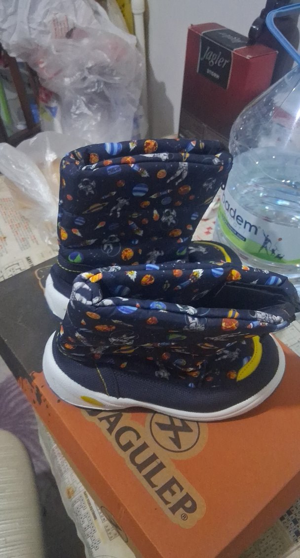 Erkek Çocuk Çok Renkli Baskılı Kauçuk Bot - Görsel 2