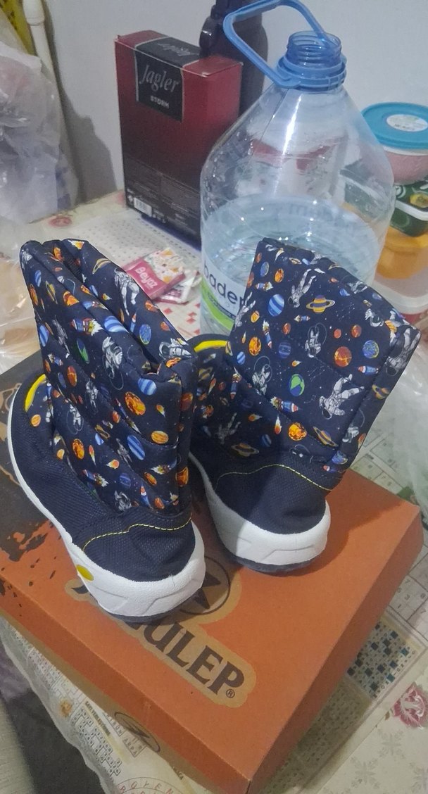 Erkek Çocuk Çok Renkli Baskılı Kauçuk Bot - Görsel 3