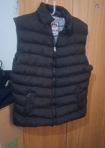 Siyah Fermuarlı Erkek Yelek.boy 70 en 45 cm.XXL - Görsel 4
