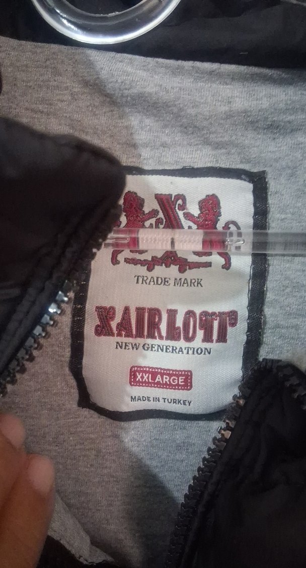 Siyah Fermuarlı Erkek Yelek.boy 70 en 45 cm.XXL - Görsel 2