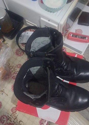 Siyah Tokalı Biker Erkek Bot - Görsel 3