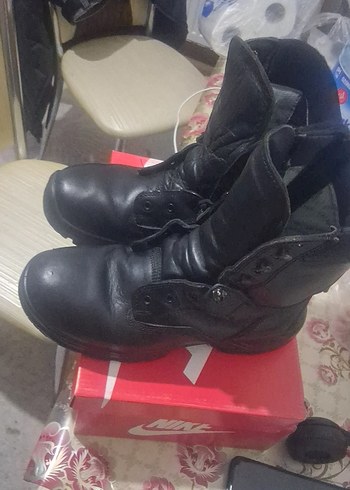 Siyah Tokalı Biker Erkek Bot - Görsel 4