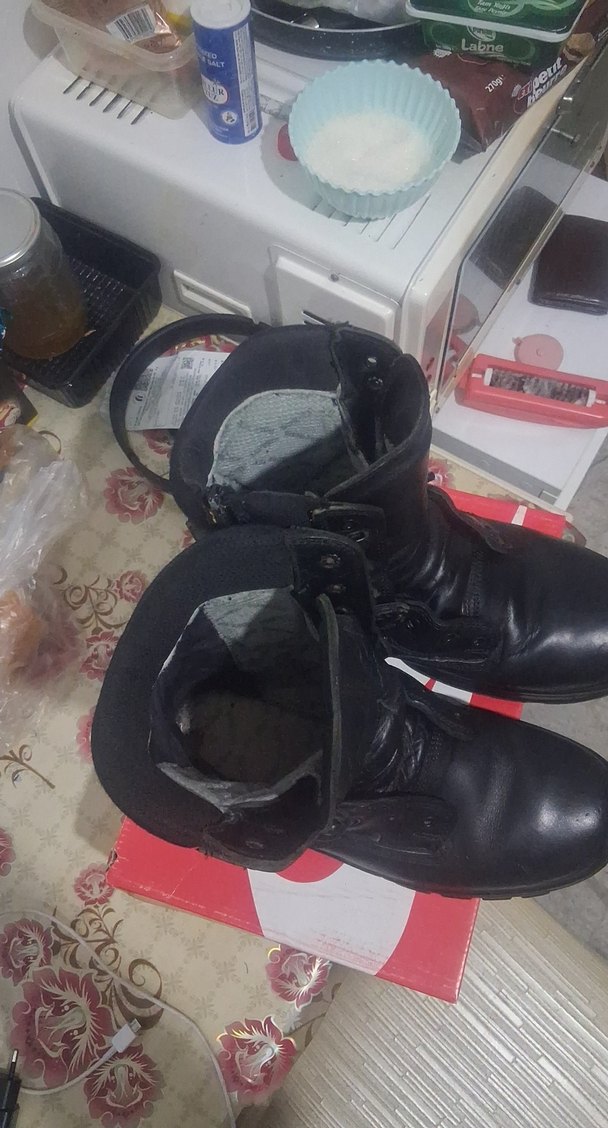 Siyah Tokalı Biker Erkek Bot - Görsel 3