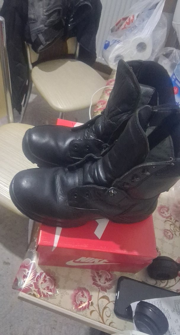 Siyah Tokalı Biker Erkek Bot - Görsel 4