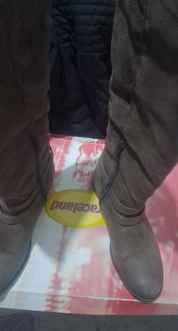 Kahverengi Tokalı Kadın Dizüstü Çizme.boy 38 en 25 - Görsel 4