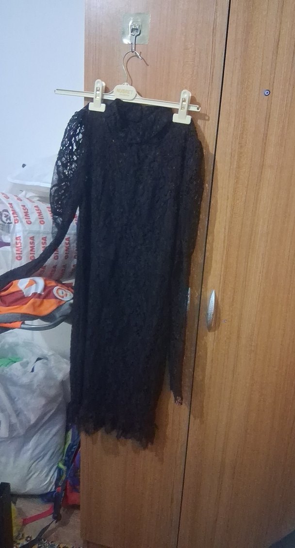 bayan dantelli elbise. en 35 boy 90 - Görsel 2