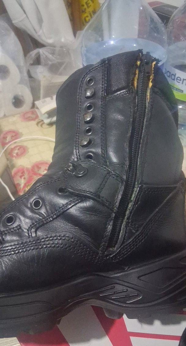 Tokalı Siyah Erkek Biker Botları - Görsel 2