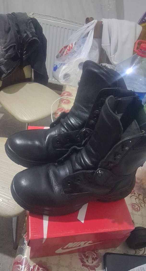 Tokalı Siyah Erkek Biker Botları - Görsel 3