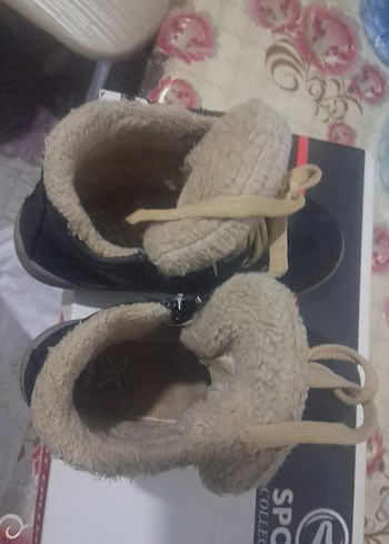 Kahverengi Kürklü cocuk  Dolgu Topuk Bot - Görsel 4