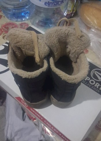 Kahverengi Kürklü cocuk  Dolgu Topuk Bot - Görsel 3