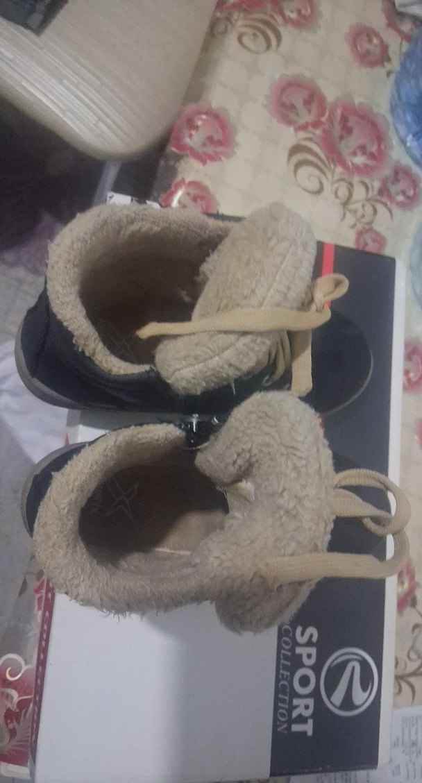 Kahverengi Kürklü cocuk  Dolgu Topuk Bot - Görsel 4